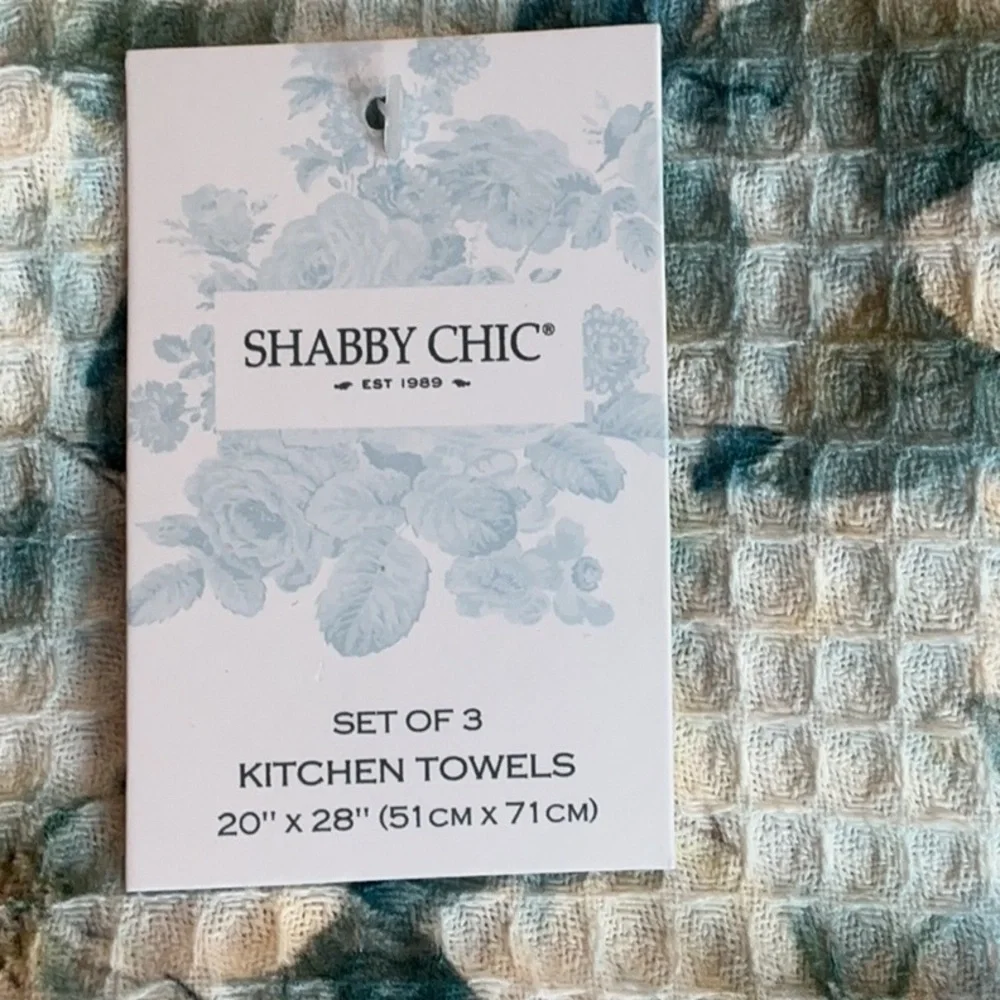 Shabby Chic Spring Kitchen Towels - Set of 3